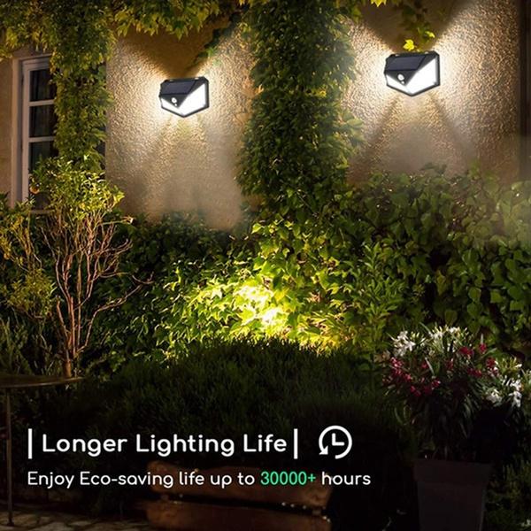Outdoor LED solar light for illuminating pathways and security Outdoor LED solar light for illuminating pathways and security